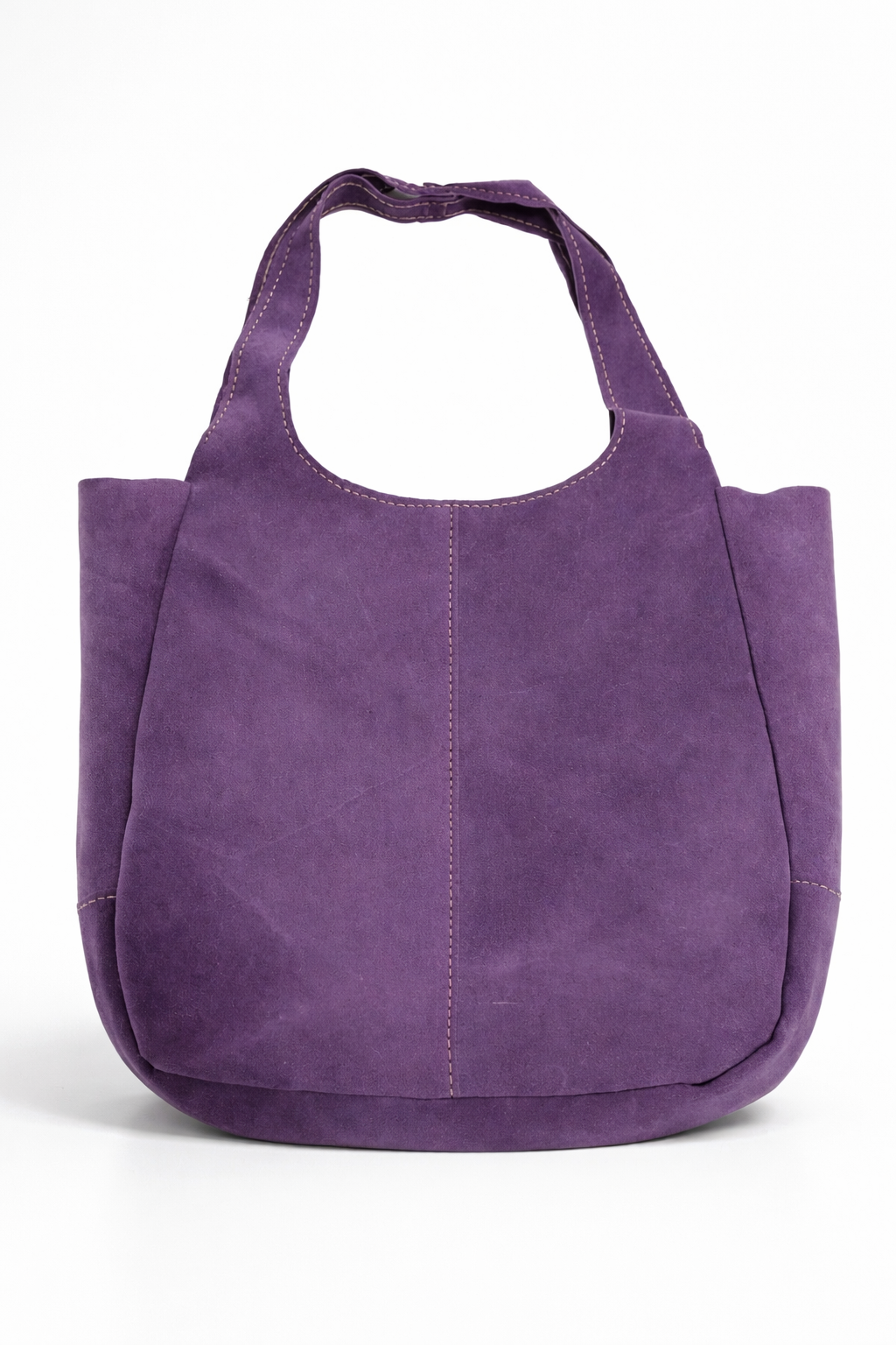 Hakiki Deri Kadın Süet Omuz Çantası - 23017