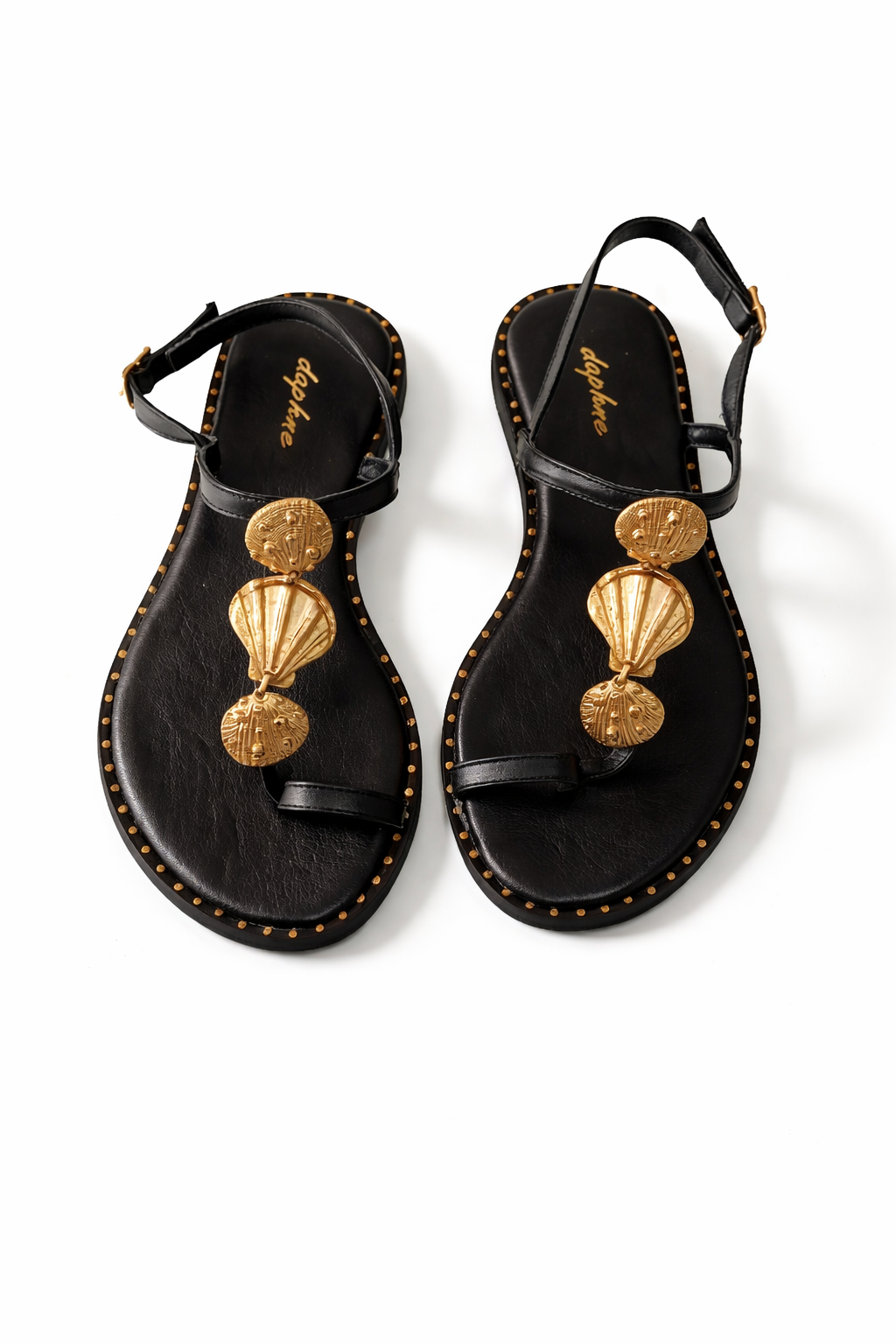 %100 El Yapımı Hakiki Deri Kadın Sandalet - 5419