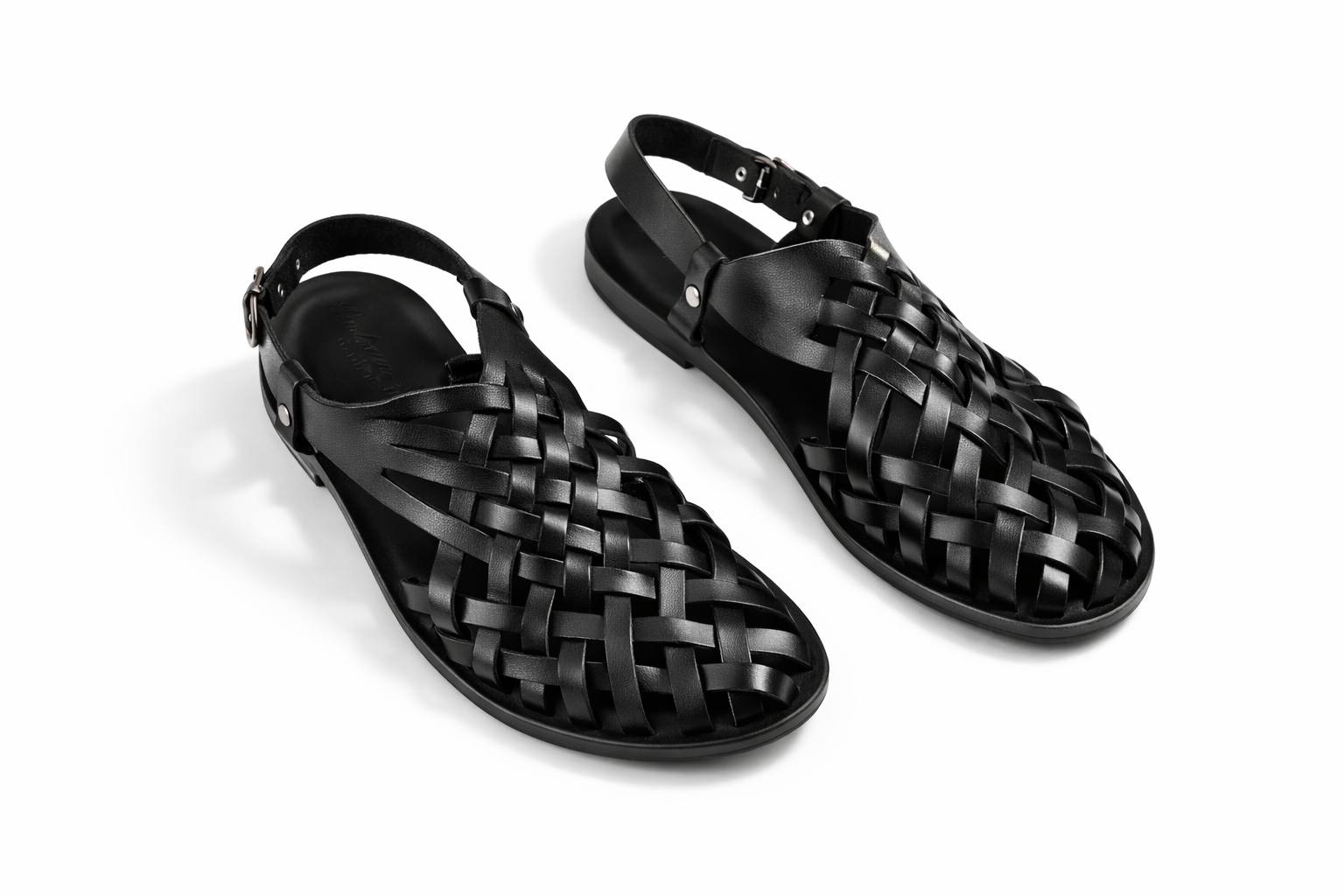 %100 Hakiki Deri El Yapımı Erkek Sandalet - ER4013