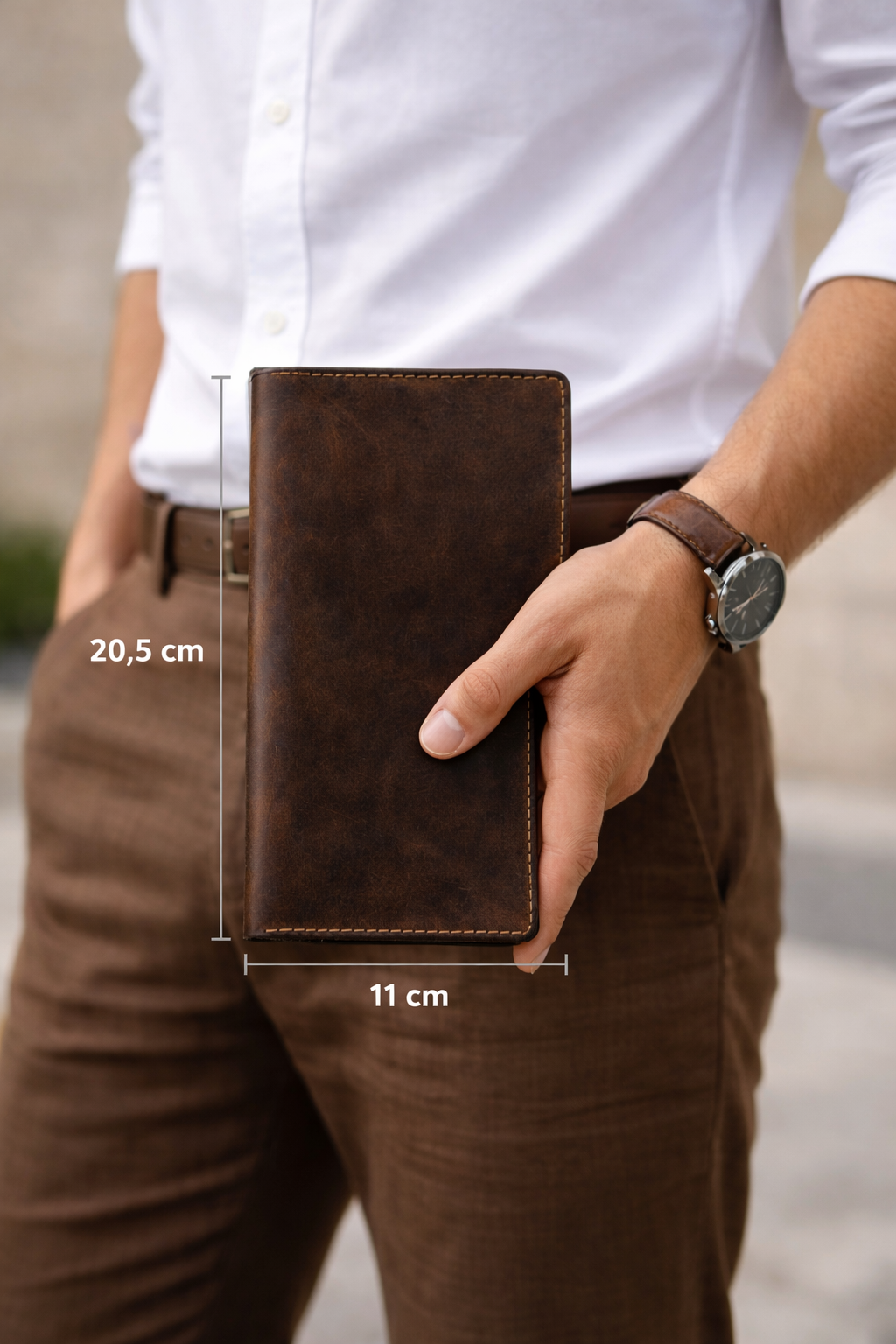 Erkek Hakiki Deri Cüzdan - 45678