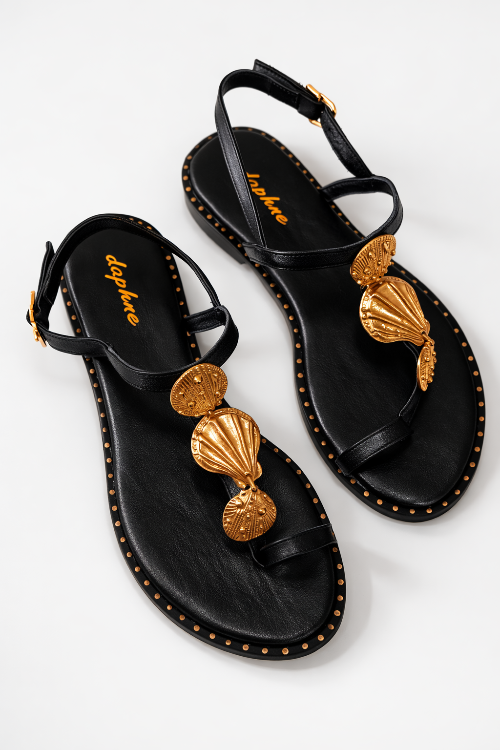 %100 El Yapımı Hakiki Deri Kadın Sandalet - 5419