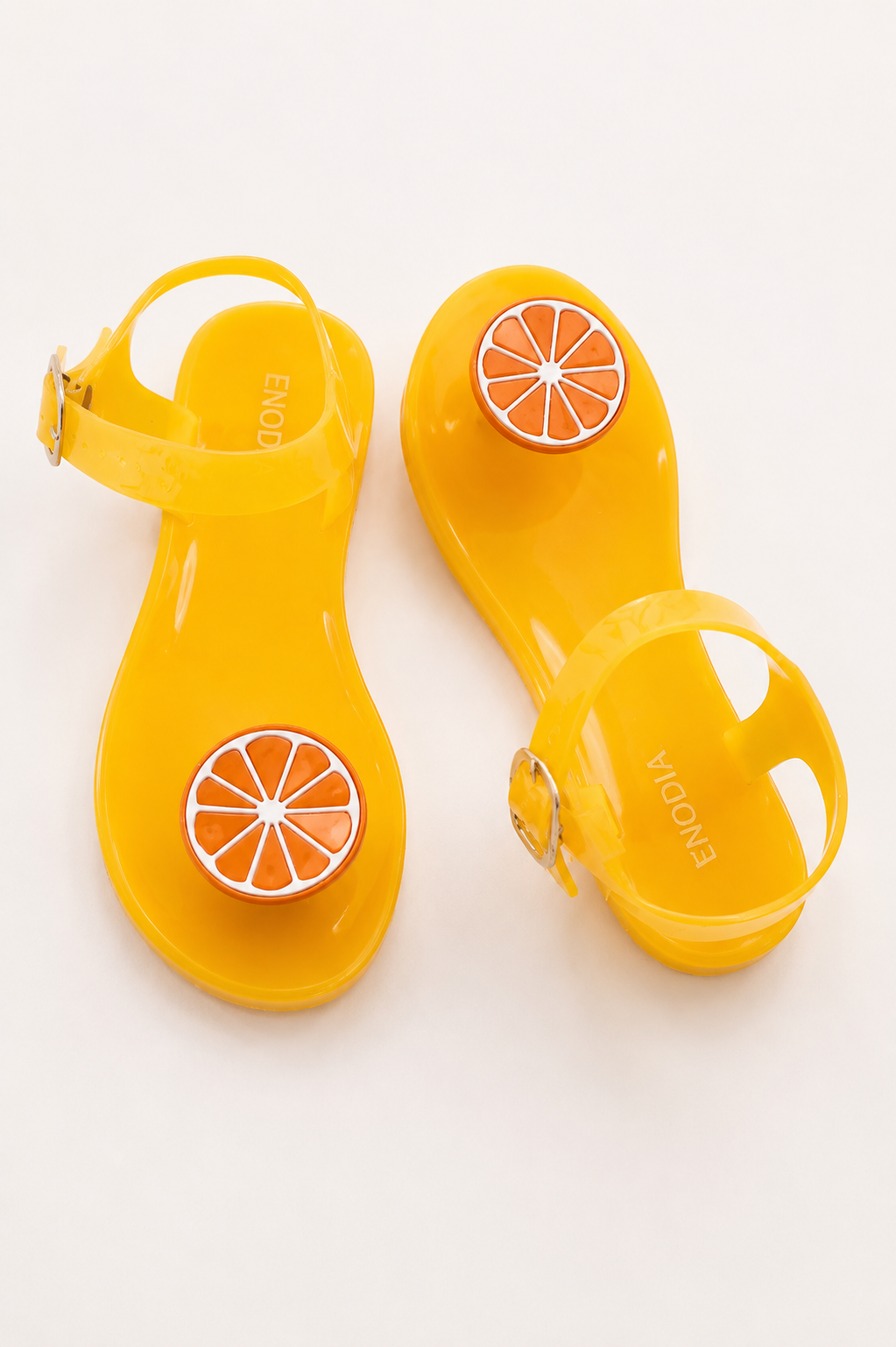 Jelly Sandalet - J-9003-4/ Turuncu Portakal